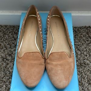 Antonio Melani Loafers | Gold Studs